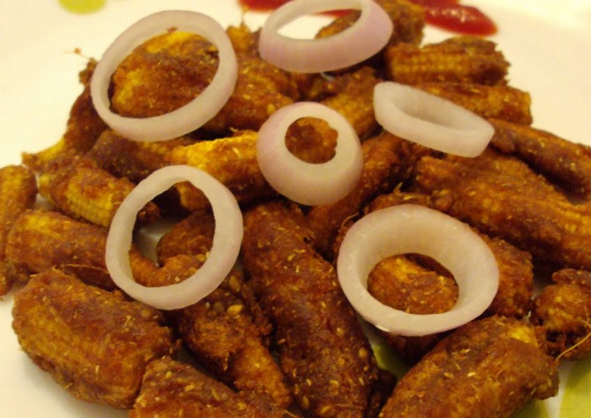 Baby corn chilli – Famous Indian Recipes – Chilli Baby Corn recipe