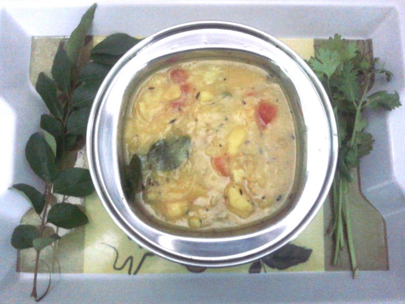 Potato kurma – Famous Indian recipes -Aloo kurma