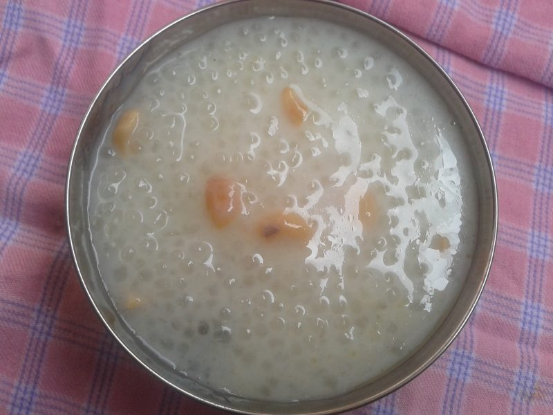 sabudana payasam recipe, how to make sabudana payasam, sabudana kheer
