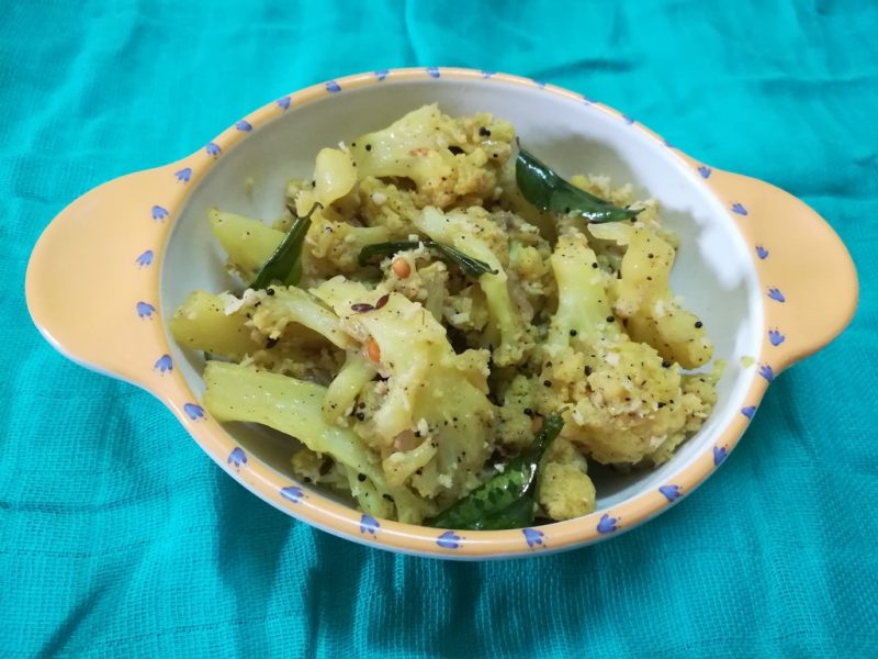 Cauliflower Pepper fry recipe – How to make Cauliflower Pepper fry recipe