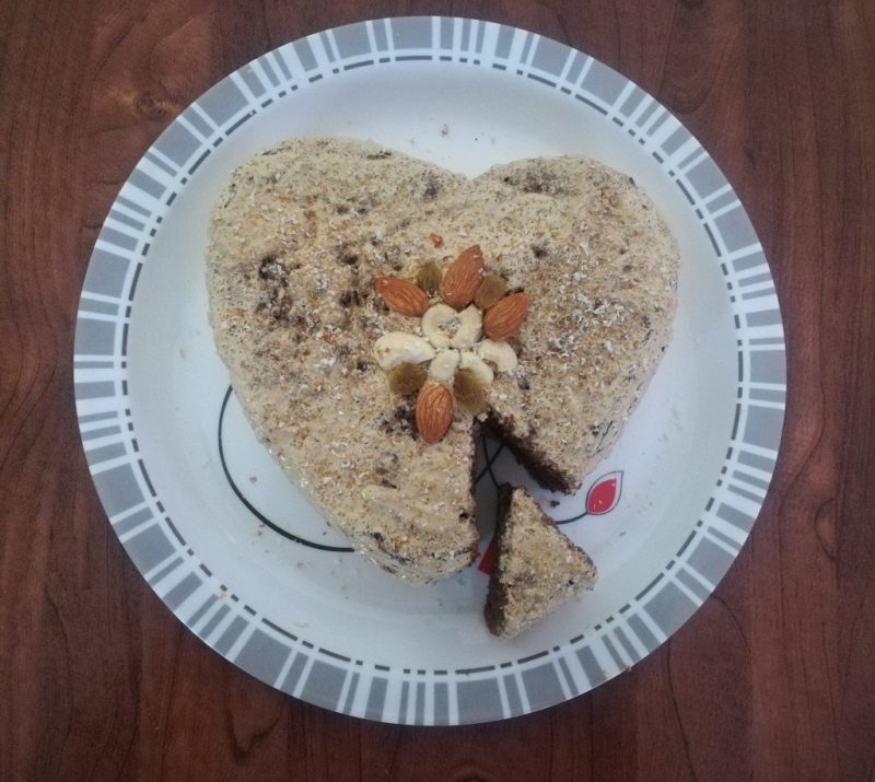 homemade eggless chocolate cake recipe – dalgona coffee frosting