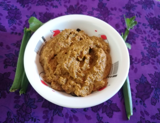 pirandai chutney recipe , how to make pirandai chutney recipe, Pirandai Thuvaiyal